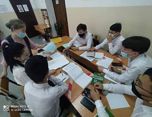 Открытый урок на тему «Сөз байлығы»